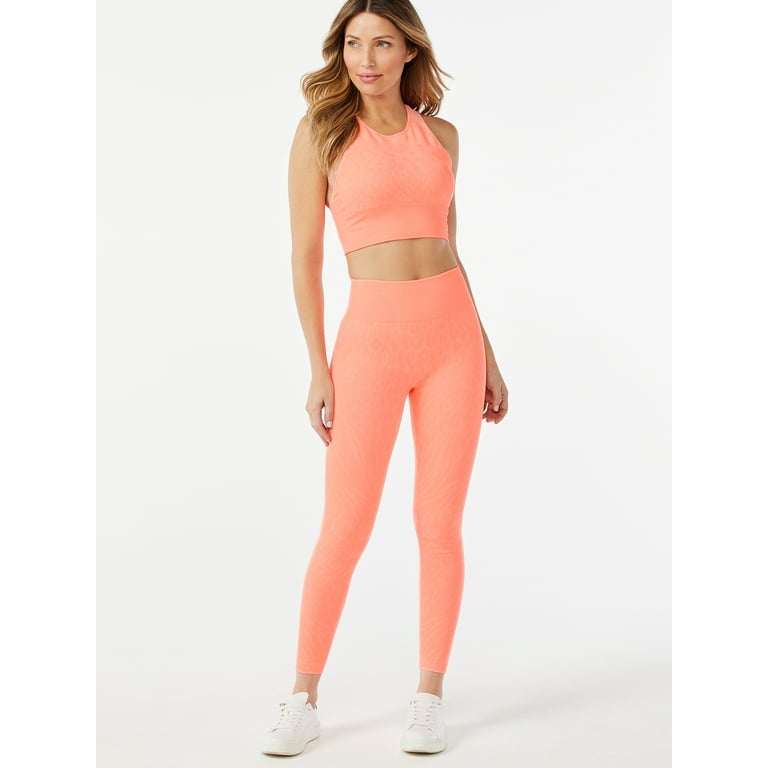 Sofia Active by Sofia Vergara Women s Seamless High Waisted Animal