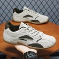 thumbnail image 2 of Men's Retro Casual Sneakers, Breathable Lace-Up Walking Shoes, Non-Slip Fashion Athletic Shoes for Daily Wear, Driving, Commuting, 2 of 5