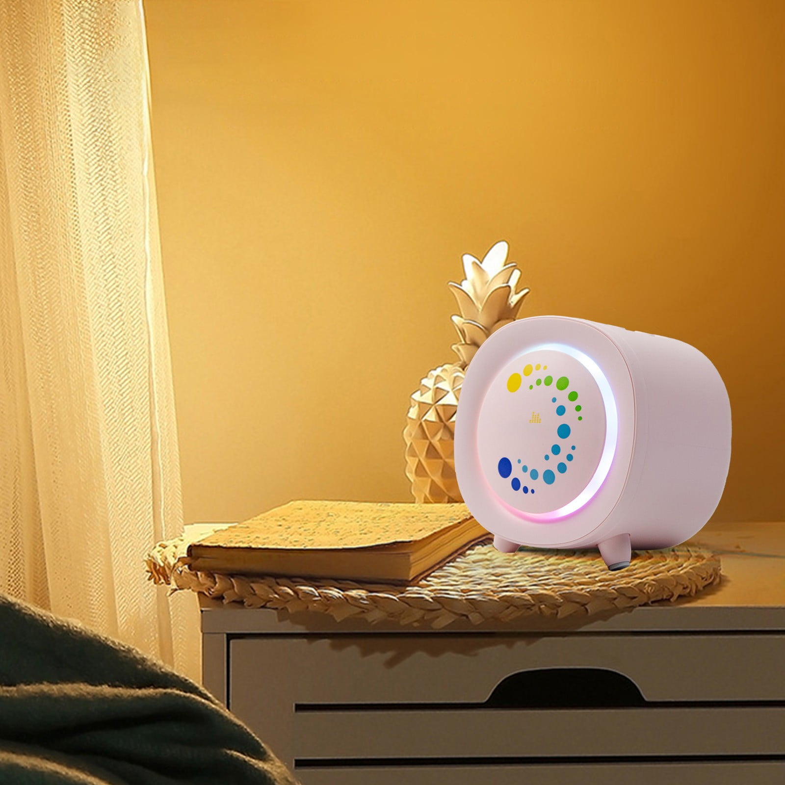 LACKUST Portable Mini Bluetooth Speaker with Heavy Bass - Wireless Small Pink Speaker for Outdoor, Car, Home & Desktop Use