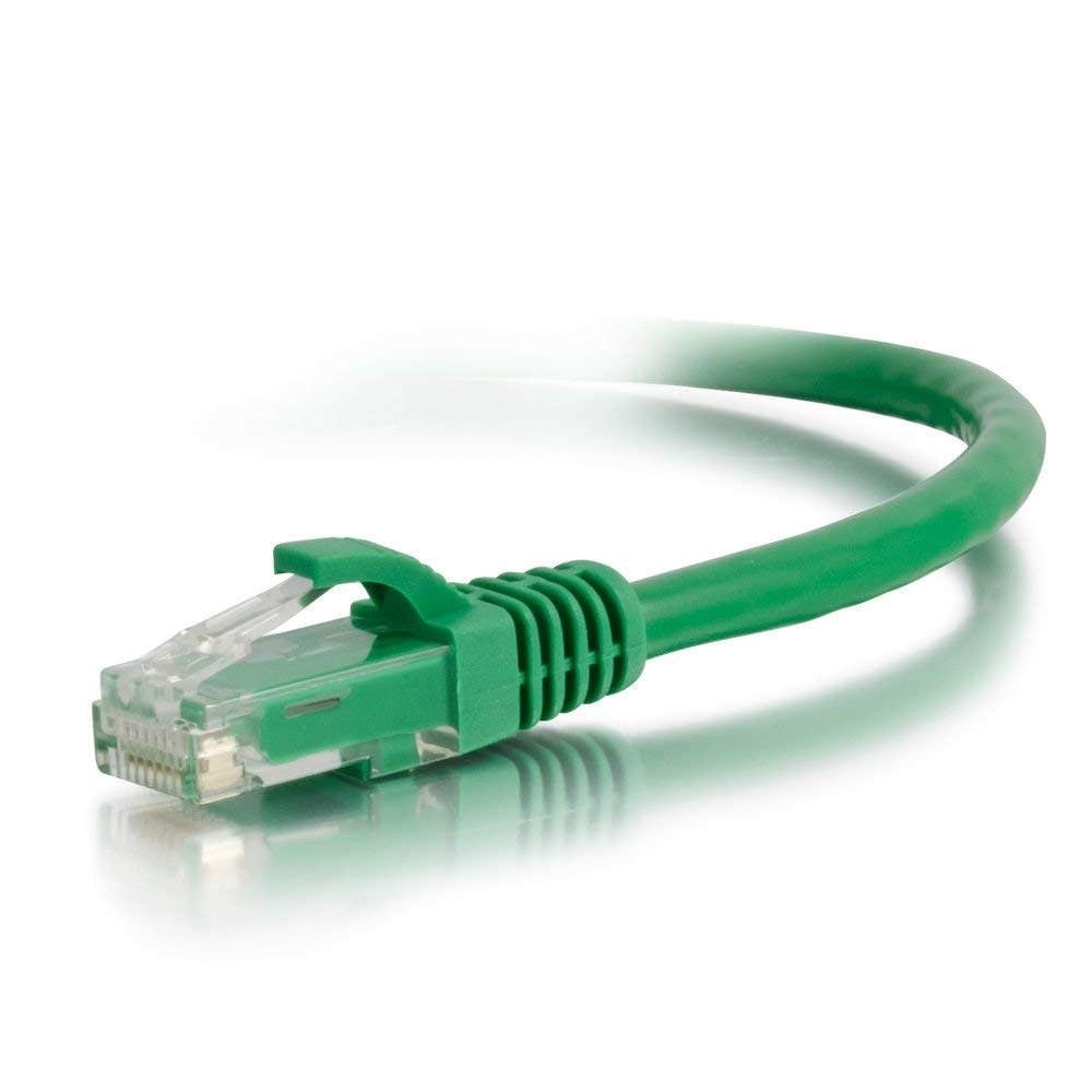C2G-10ft Cat5e Snagless Unshielded (UTP) Network Patch Cable - Green - Category 5e for Network Device - RJ-45 Male - RJ-45 Male - 10ft - Green