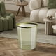 thumbnail image 4 of RKSTN trash can Transparent Trash Can For Home Living Room Kitchen Toilet Bathroom Bedroom Office With Pressure Ring Waste Bin., 4 of 6