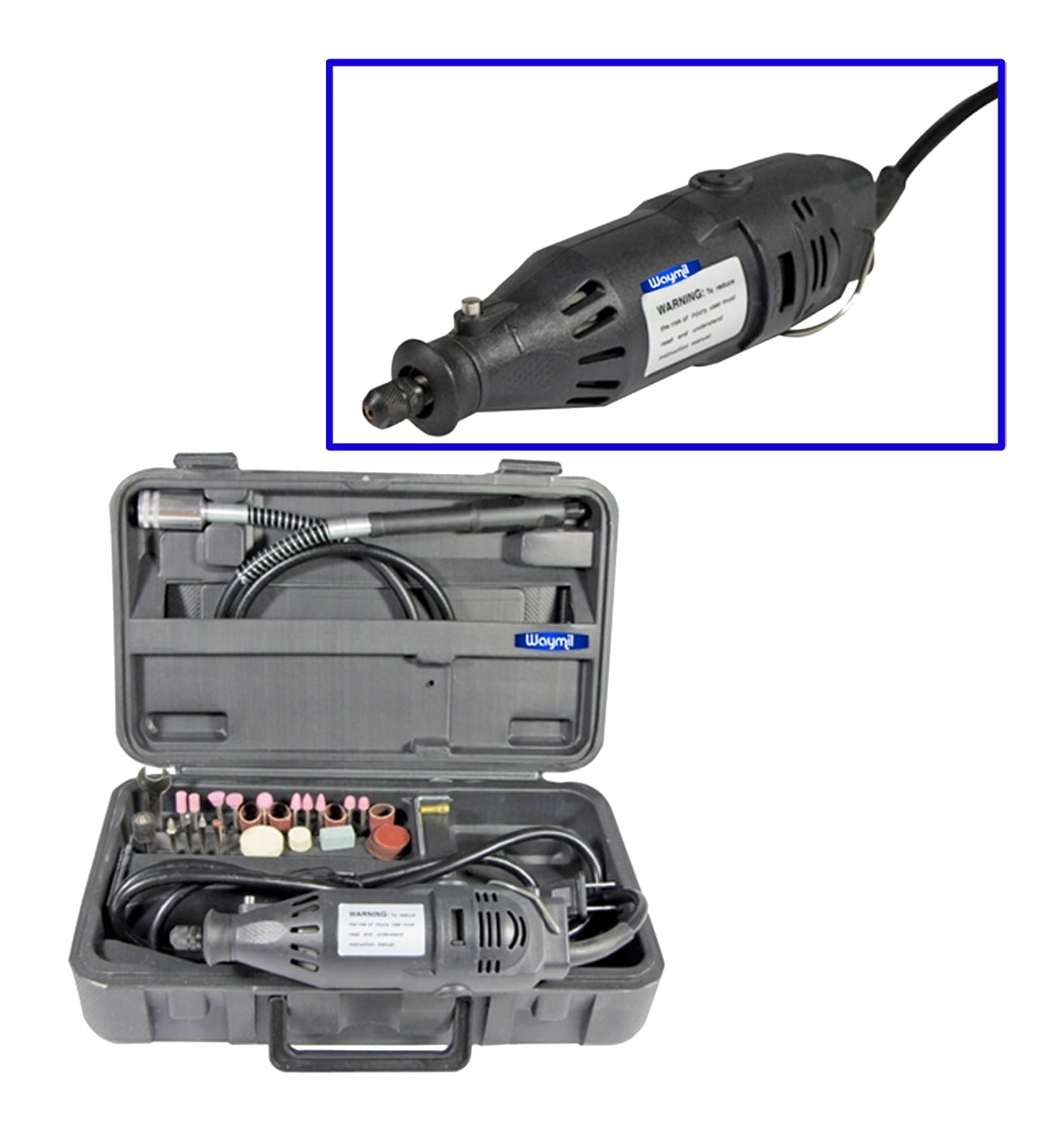 Rotary Tool Kit, Electric Mini Die Grinder Moto Tool, 40 PC Variable Speed 110V