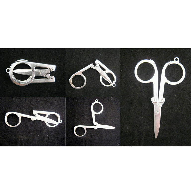 Small Folding Pocket Scissors 2 Pcs Set - Arts & Sewing Supplies