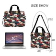 thumbnail image 3 of FORMRS 16" Laptop Bag Carrying Sleeve Case with Handle Travel Shoulder Briefcase, White Lucky Cat, 3 of 8