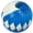 White Blue, variant on BORNIER Cat Toy Plaited Strap Ball Fun and Entertaining For Cat and Dog