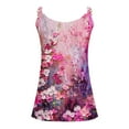 thumbnail image 4 of Summer Tank Tops for Women V Neck Fashion Sleeveless Top Loose Fit Casual Print Shirts Blouse, 4 of 4