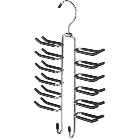 Whitmor 6021-187 Swivel Tie Hanger with Belt Hooks