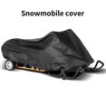 thumbnail image 5 of Waterproof Snowmobile Cover Dustproof Anti-UV Protection for Trailering Winter Use Motorcycle Outdoor Black 145cm, 5 of 5