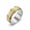 Gold, variant on Men's Titanium Steel Alloy Rotating Wedding Band Unisex Nickel-Free Anti-Anxiety Ring Minimalist Matte/Brick Texture/Cross/Hammered Finish Comfort Fit Engagement Promise Ring Available in Sizes 6-12
