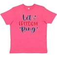 thumbnail image 3 of Inktastic 4th of July Let Freedom Ring with Stars Youth T-Shirt, 3 of 5