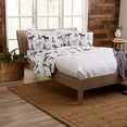 thumbnail image 3 of 3-Piece Lodge Printed Ultra-Soft Microfiber Sheet Set. Beautiful Patterns Drawn from Nature, Comfortable, All-Season Bed Sheets. (Twin, Moose), 3 of 4