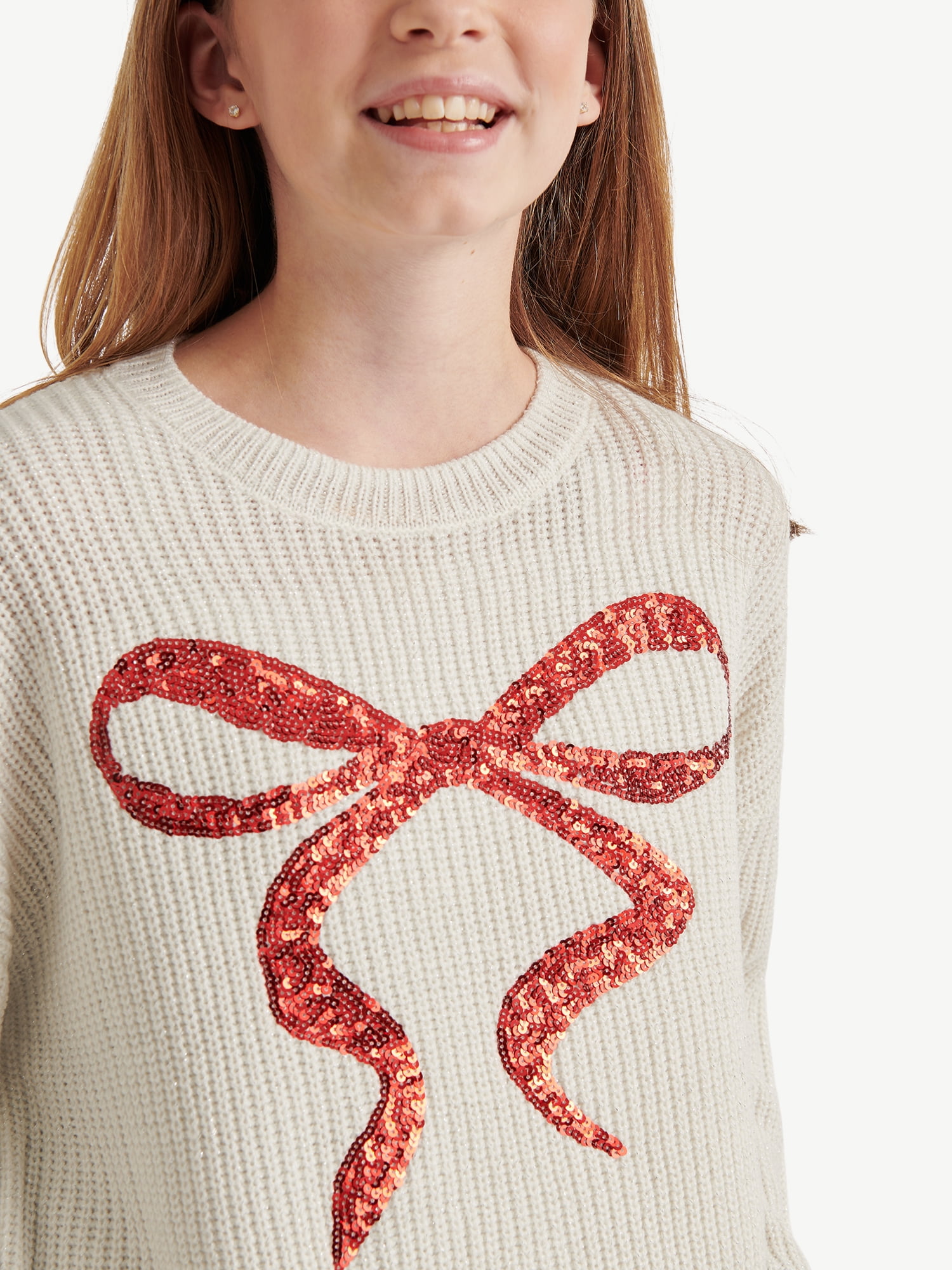 Justice Girls Sequin Graphic Sweater, Sizes XS - XLP