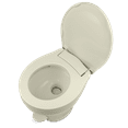 thumbnail image 4 of Thetford RV Toilet Aqua-Magic® VI High, Parchment, with SloClose™ seat and cover - 31836, 4 of 13