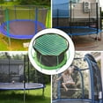 thumbnail image 5 of Hyasfey 6/8/10/12/14/15/16-Feet Trampoline Sunshade Cover UV Resistant Waterproof Weather-resistant Outdoor 6-12 Poles Trampoline Canopy Sun Protection Top Cover, 5 of 6