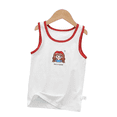 thumbnail image 2 of LYMAYTER Kids Girls Lightweight Cotton Sleeveless Top Toddler Cute Cartoon Round Neck Summer Undershirts, 2 of 8