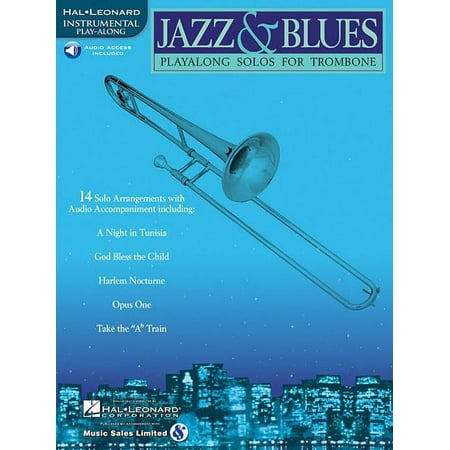 Jazz Blues Playalong Solos for Trombone Book/Online Audio