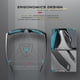 thumbnail image 3 of Gafas de sol polarizadas ATTCL para hombres con montura hexagonal, 3 of 7