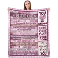 thumbnail image 1 of LHSHID Best Niece Gifts from Aunt Uncle Gifts for Niece Niece Birthday Gifts Niece Gift for Mothers Day Graduation Christmas Niece Throw Blanket 40"x50", 1 of 6