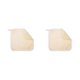 thumbnail image 4 of Wosthever Depurador corporal Limpiador de alta eficiencia Accesorio de baño Cuerpos Toalla limpia Toallas de ducha Toallita para baño Blanco Blanco 2Conjunto, 4 of 6