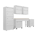 thumbnail image 3 of Manhattan Comfort Fortress 6-Piece Metal Garage Set in White, 3 of 11