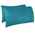 thumbnail image 3 of Nestl Bedding Premium 1800 Deep Pocket 4 Piece Bed Sheet Set - Hotel Luxury Double Brushed Microfiber Sheets - Wrinkle, Fade, Stain Resistant - Hypoallergenic, Twin XL - Teal, 3 of 6