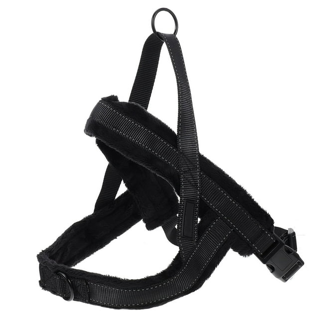 unbranded 1Ud Arnés De Perro De Nylon Negro Con Para Y Control