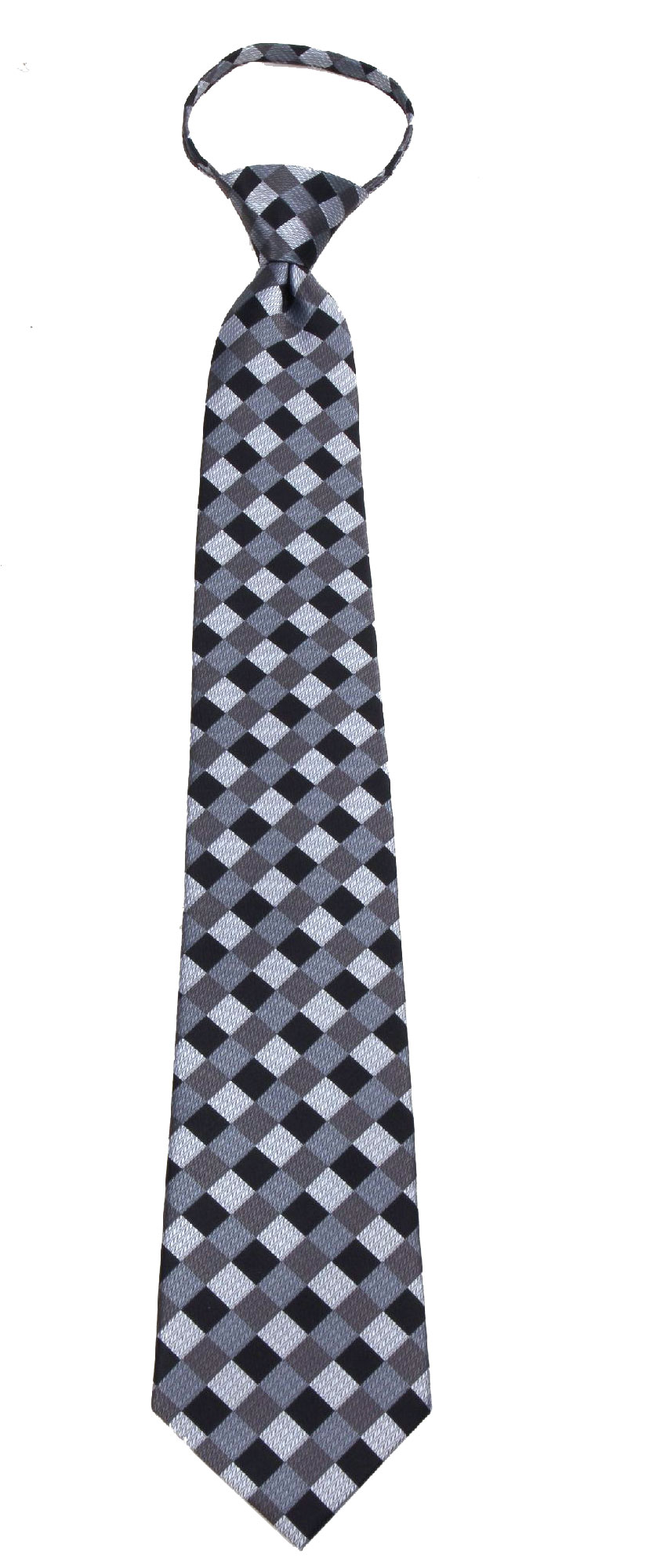 Mens Zipper Premade Fashion Zipper Necktie Ties