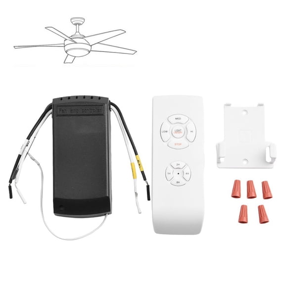 Remote Control Kit For Ceiling Fan Lamp Convenient And Easy To Use 30M Range