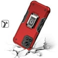 thumbnail image 3 of For Motorola Edge+ Edge Plus 2023 OPTIMUM Magnetic Kickstand Hybrid Phone Cover Case - OPTIMUM Red, 3 of 5