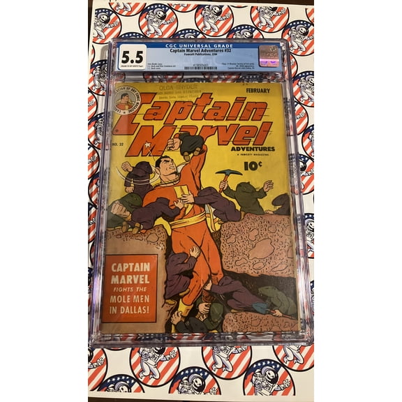 Captain Marvel Adventures #32 - CGC 5.5 Comic Book