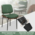 thumbnail image 4 of LainTene Modern Dining Room Chairs Set of 2, Faux Leather and Bentwood Design with Metal Legs, Ideal for Kitchen or Dining Space, 4 of 9