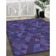 thumbnail image 2 of Ahgly Company Indoor Round Patterned Purple Monster Purple Area Rugs, 6' Round, 2 of 6