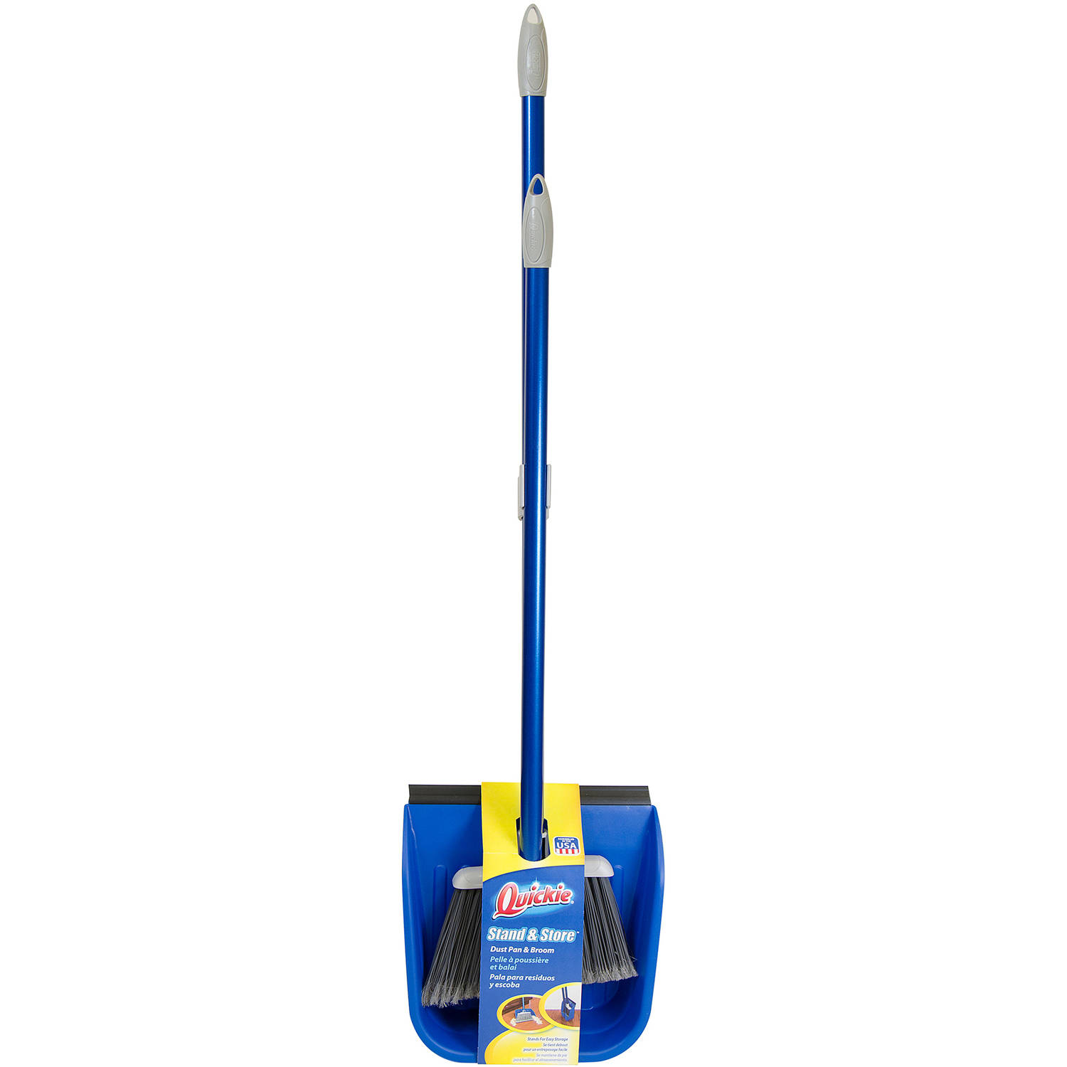 Quickie Stand & Store Lobby Broom & Dustpan: Height- 35.5" - image 4 of 5