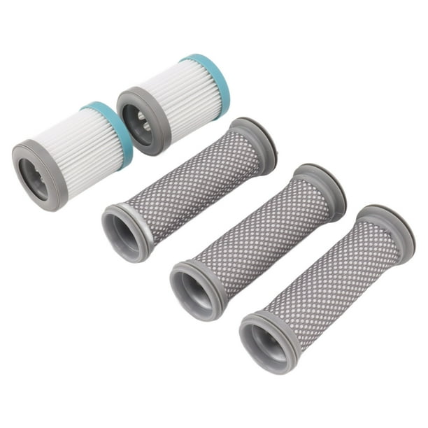 Elementos de Filtro Trasero de Aspiradora, Alta Eficiencia perfecta Filtración de Polvo de Polvo ABS Elementos de Filtro de Aspiradora Kit Capto de Partículas finas para