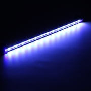 Aquarium Fish Tank Bar Lamp, 48cm 27LED 5050 SMD Aquarium Fish Tank Light Lamp Bar White Blue Waterproof 110V-240V +2 x Suction Pads