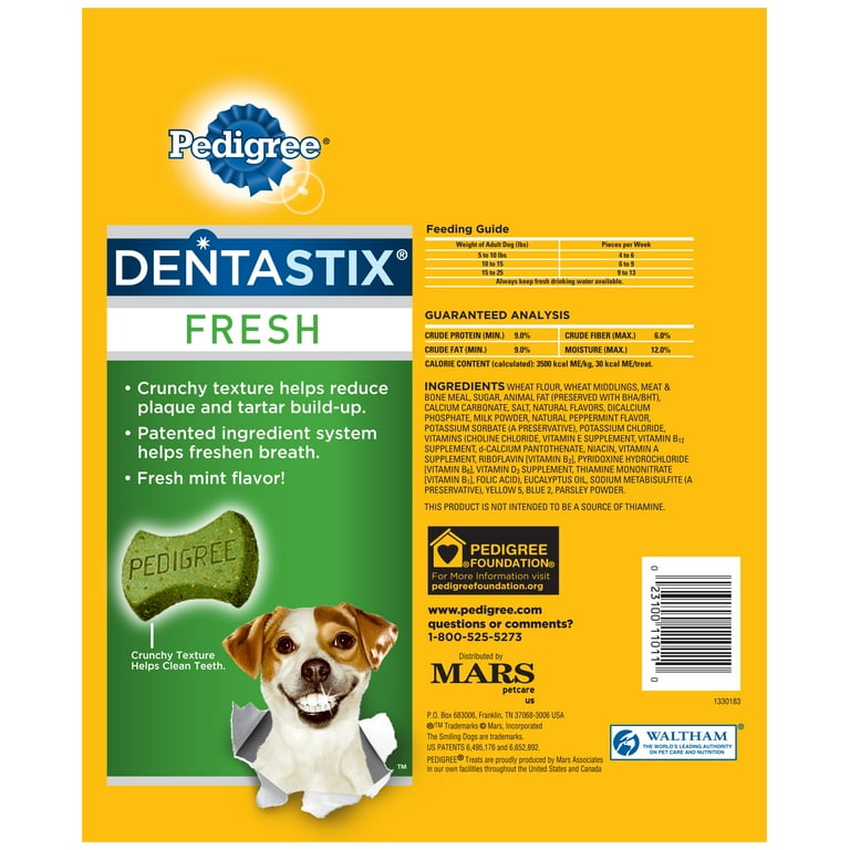 Dentastix fresh 2025 biscuit small