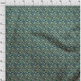 thumbnail image 4 of oneOone Cotton Jersey Teal Blue Fabric Christmas Diy Clothing Quilting Fabric Print Fabric By Yard 58 Inch Wide, 4 of 5