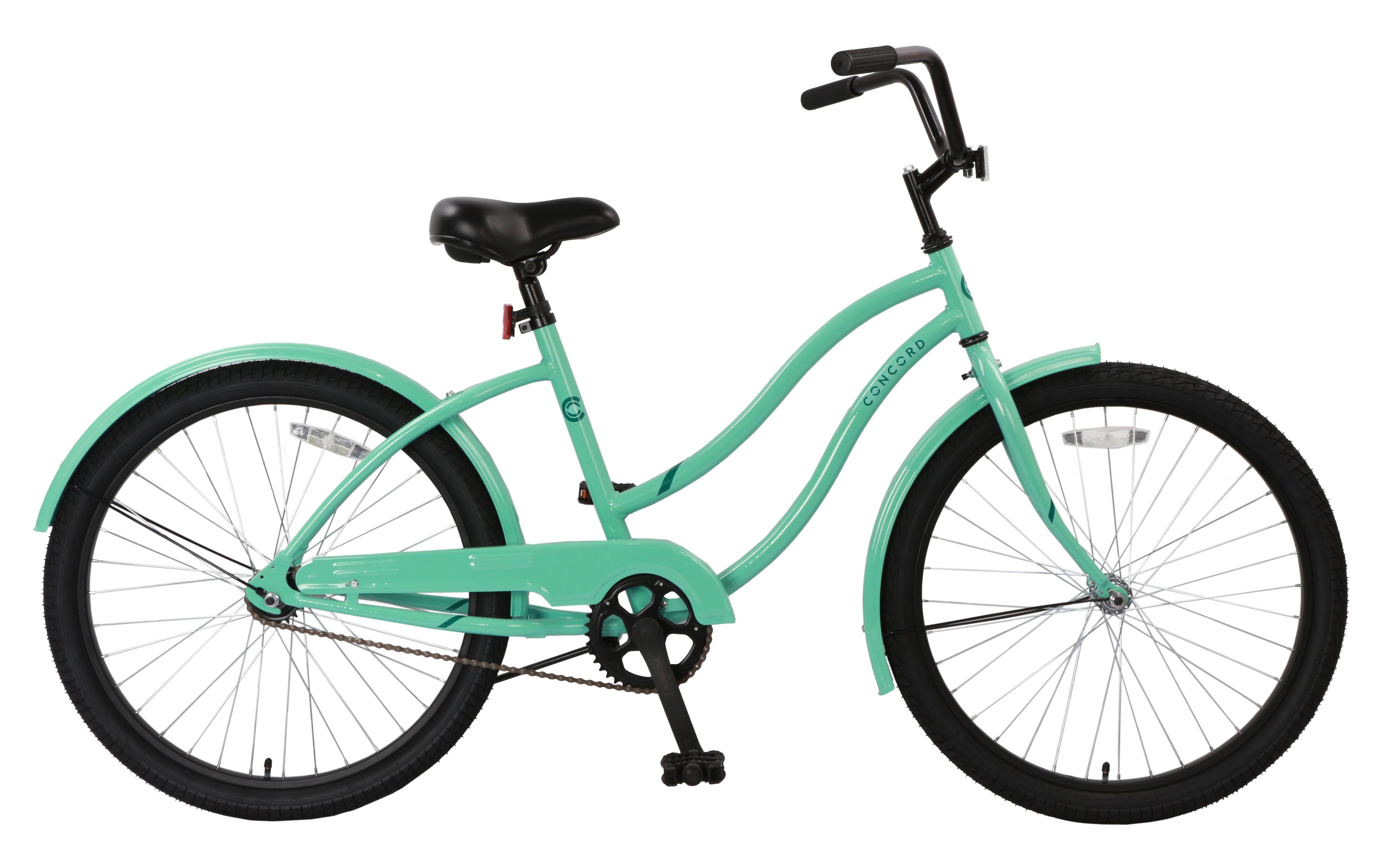 Concord 26 Pacifica Cruiser Bike - Padded Seat - Walmart.com