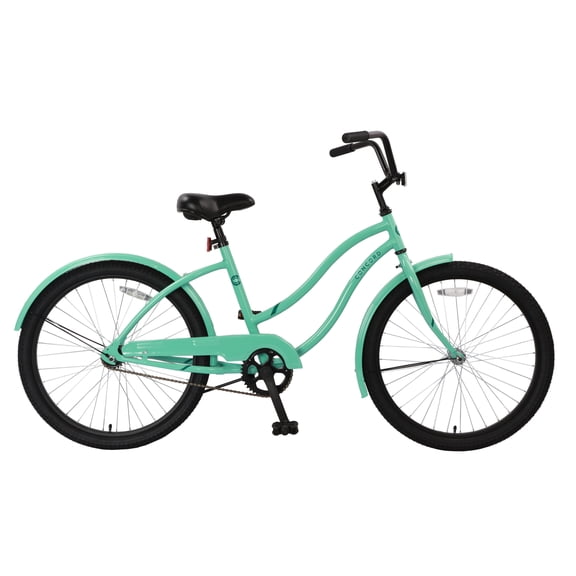 Concord 24" Pacifica Cruiser Bicycle, Fits Riders 4'6" - 5'6", Teen, Unisex, Sea Green