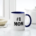 thumbnail image 4 of CafePress - #1 MOM Mug - 11 oz Ceramic Mug - Novelty Coffee Tea Cup, 4 of 4