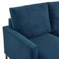 thumbnail image 6 of Modway Evermore Upholstered Fabric Loveseat in Azure, 6 of 8