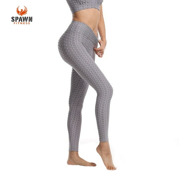 Spawn Fitness Yoga Pants TikTok Leggings for Women Butt Lifting Gray Medium - Walmart.com