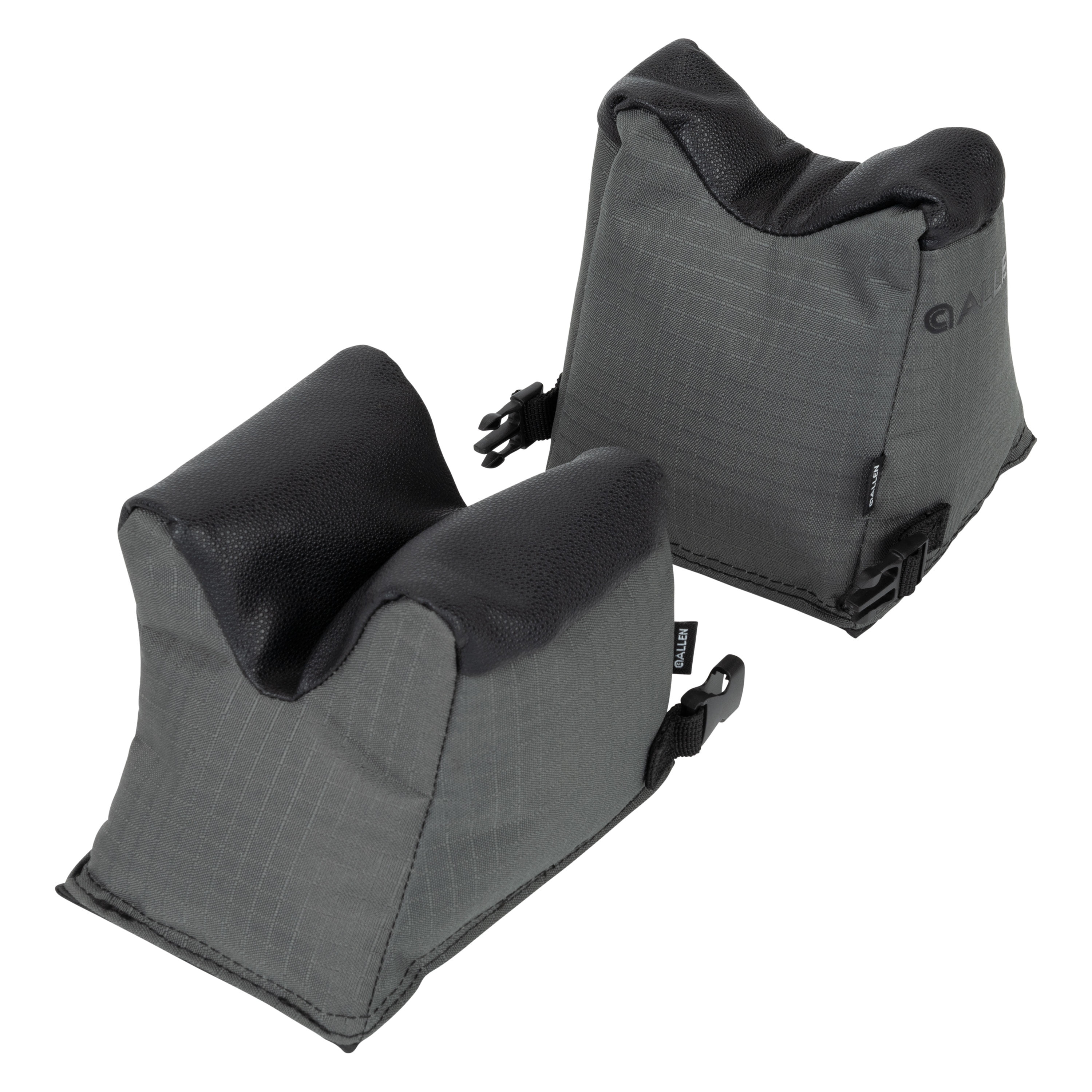 Allen Company Front and Back Large Filled Rifle Shooting Rests, Gray, Polyester, Model 18312A