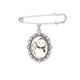 thumbnail image 1 of Tiempo de nieve copo de nieve ilustración Broche vestido camisa Chal clip Unbranded M, 1 of 3