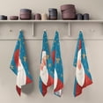 thumbnail image 5 of Kitchen Towel 28x18 Inches x4，Plate Towel, Decorative Towel, Napkin, Tea Towel Tea Towels For Kitchen Dish Cloths & Dish Towels Blue Santa Claus, 5 of 7