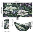 thumbnail image 3 of Wobogo Purple Lily Camping Hammocks 330 lb Capacity with Tree Straps and Hanging Pockets for Outside Hiking Beach Backpack Travel, 3 of 8