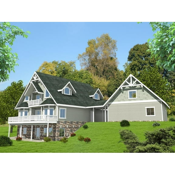 001-2179: Northwest ICF 5 Bed, 5 Bath Luxury Home Plan, 5142 Sq Ft: Full Blueprints with License to Build by Home Plan Marketplace - Lesuto