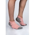 thumbnail image 3 of OTECKA Unisex Basic Performance Ankle Socks with Moisture-Wicking - Cushion Comfort Ankle Socks, Pink- 6 Packs, Small-Medium, 3 of 5