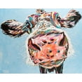 thumbnail image 2 of Vitaletti, Carolee 24x20 Black Ornate Wood Framed with Double Matting Museum Art Print Titled - Funny Cow I, 2 of 4