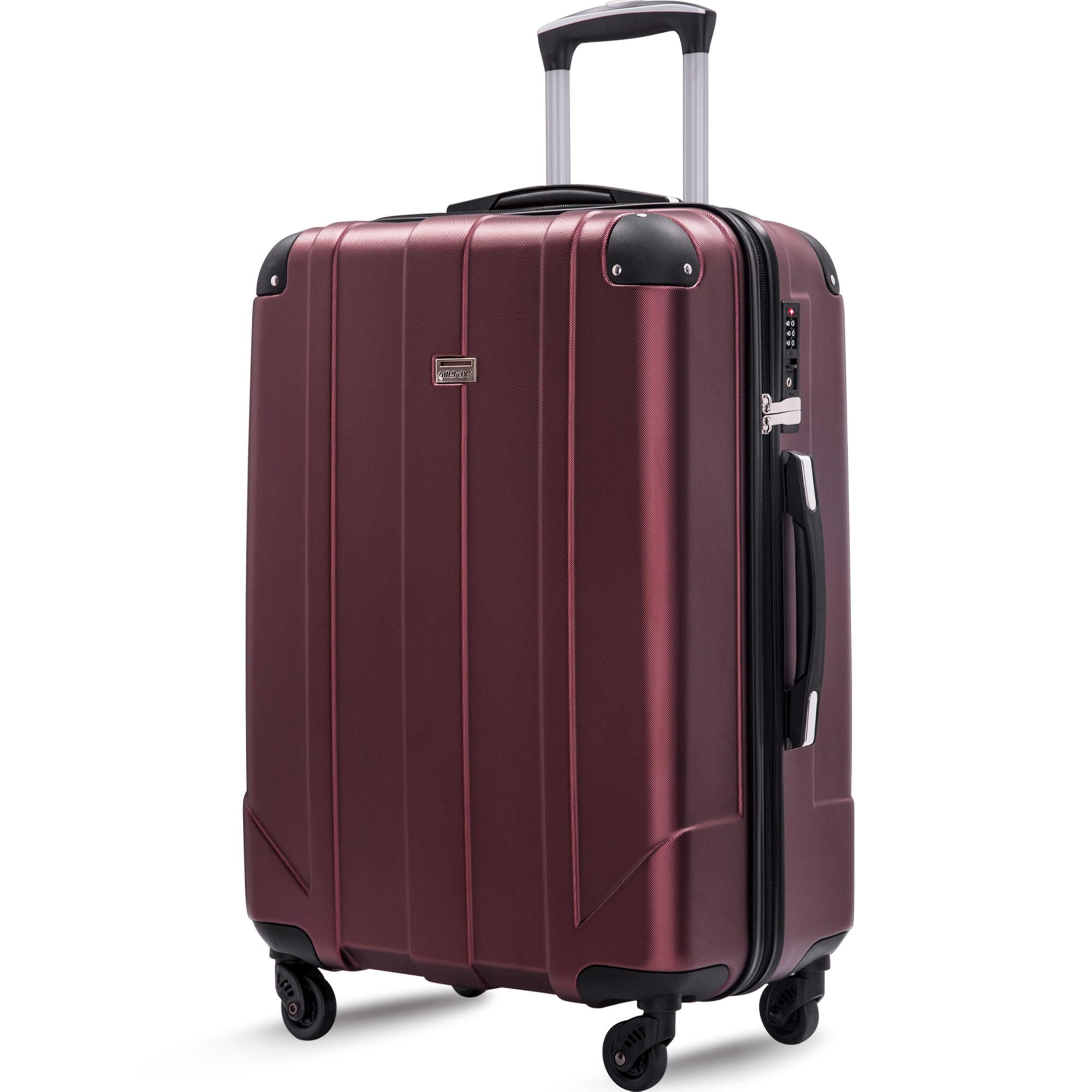 28'' Carry on Luggage with Spinner Wheels for men women airplane, P.E.T